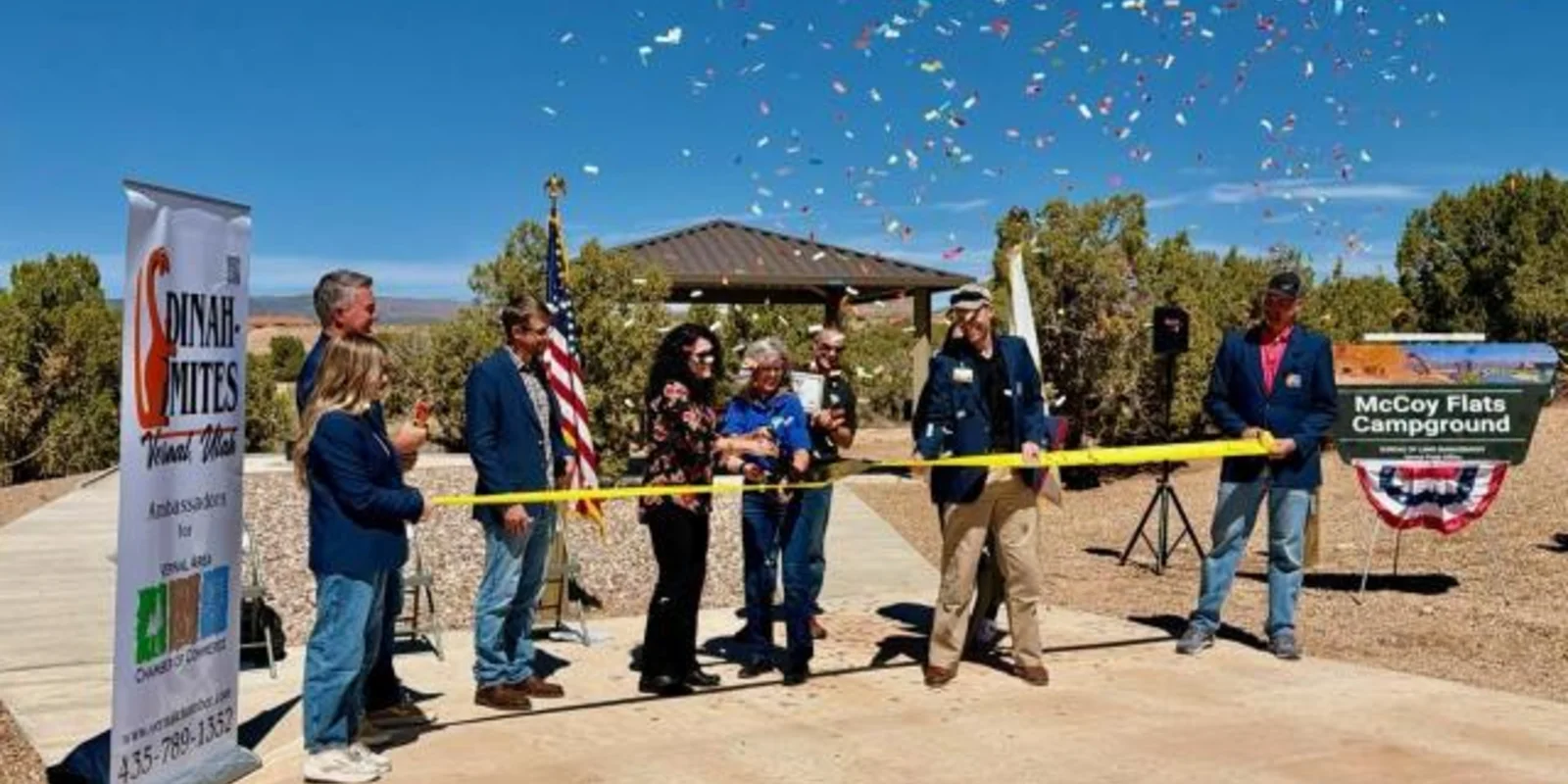 Grand Opening Held For BLM McCoy Flats Campground